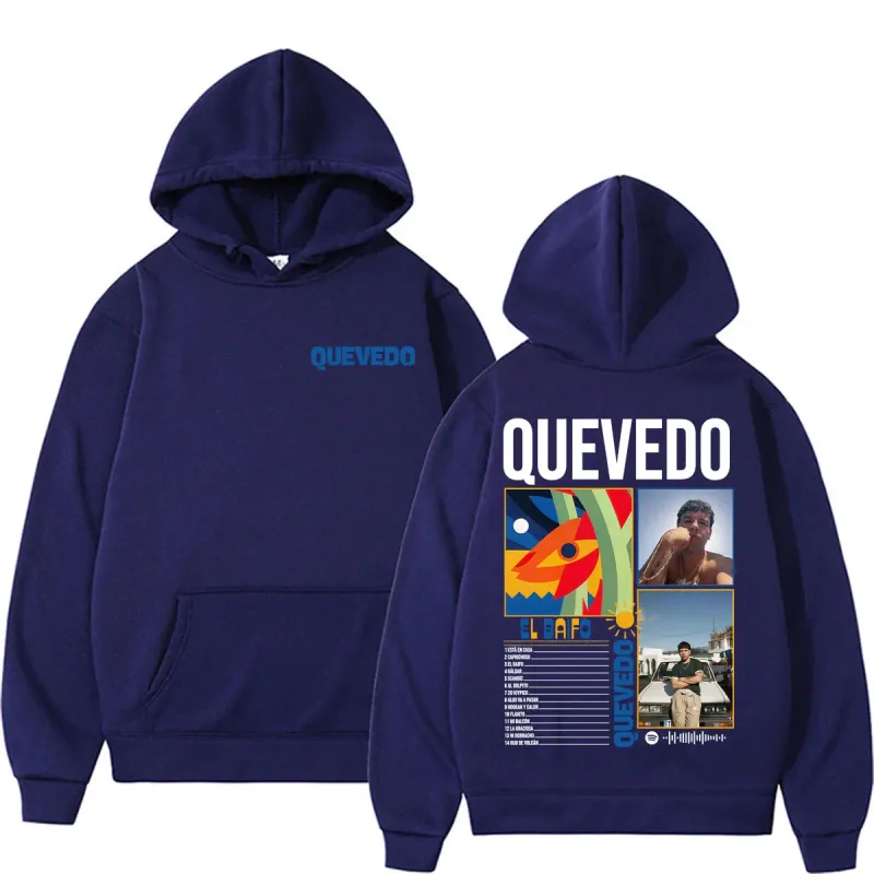 Rapper Quevedo 2026 EL BAIFO Graphic Hoodies Men Women Harajuku Vintage Gothic Sweatshirt Casual Cozy Oversized Hoodie Pullovers — image 4