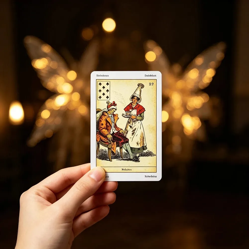 Sibilla Oracle Cards 52 Cards Hagyományos olasz jóslás pakli játékok Tökéletes mindennapi olvasáshoz és kapcsolattartáshoz — image 5