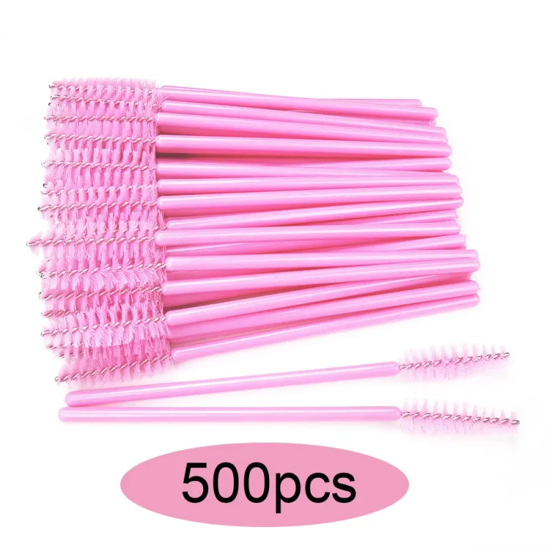 50/100/300/500pcs Eyebrow Eyelash Brushes Eyelash Spoolies Mascara Wands Applicator for Eyelash Extension Makeup Tool LAUKISS — image 32