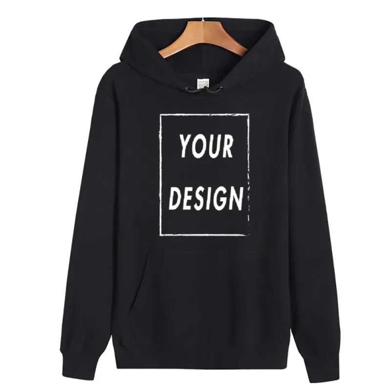 300g pure cotton hoodie custom na disenyo na personalized na logo mahabang manggas bagong panlalaki at pambabaeng unibersal na malaking kaswal na pawis sa palakasan