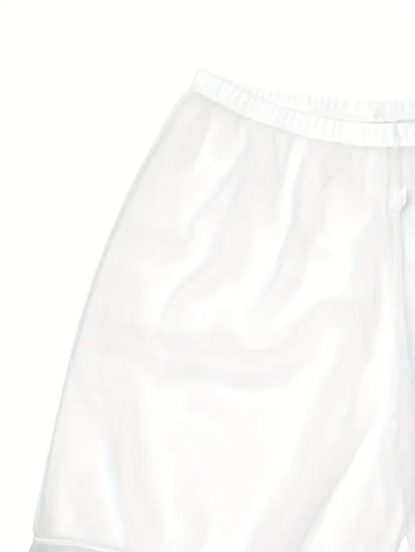 1pc sexy sheer malha roupa interior masculina moda macio transparente casa solto ajuste calças de boxe dormir shorts pijamas calças — image 6