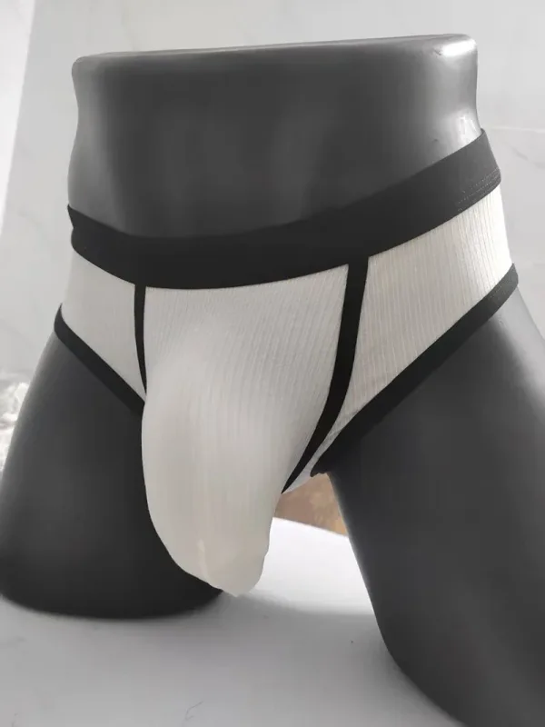 Cuecas masculinas com bolsos grandes são muito sexy. Roupa íntima esportiva masculina de grande espaço 3256811705961751 — image 12