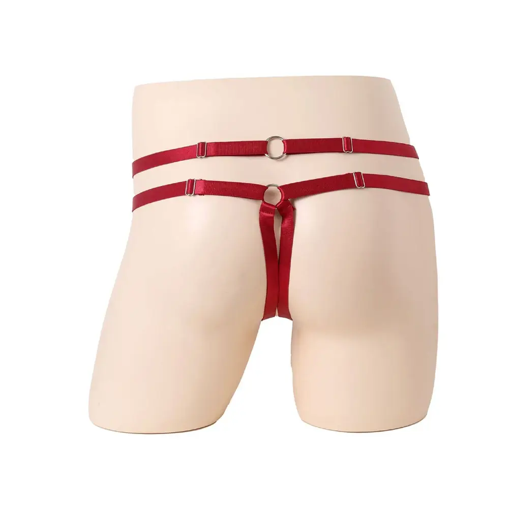 Mens Sexy Cockring G-Strings Sexy Tоy Mens O-Ring Underwear Para sa Hot Man Low Waist Jockstrap Lingerie Gay Sissy Pouch Underpants
