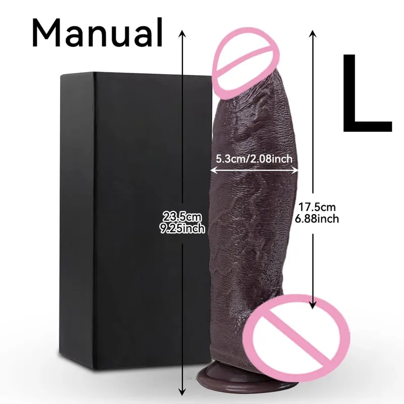 Realistic Big Dildo Huge Fake Penis With Suction Cup Flexible Artifical Dick Female Vagina Anal Masturbation For Lesbain Sex Toy — image 21