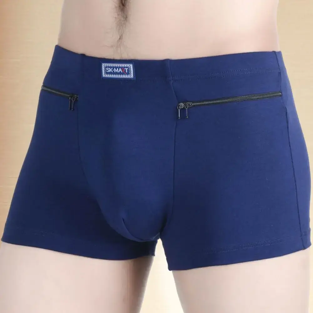 Panlalaking Kasuotang Panloob na Panlaban sa Pagnanakaw Brief Boxer Panty Walang Seamless Elastic Panties na Panlalaki Cotton U-Bump Panlalaki Shorts Briefs Pang-araw-araw na Kasuotan — image 6