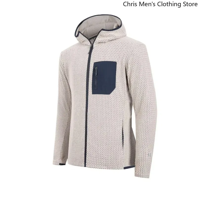 Mga De-kalidad na Zipper Coat ng Lalaki para sa Taglagas/taglamig Naka-istilong at Maraming Nagagawa Warm Hooded Coat Mga Kaswal na Sports Fitness Sweatshirt — image 4