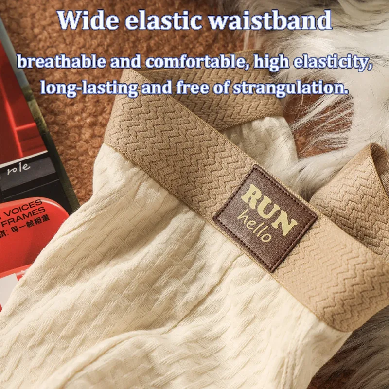 3PCS/Pack 100% Cotton Delicate Jacquard Men's Brief Antibacterial Breathable Crotch Men's Panties Soft Stretch Underwear for Man — image 4