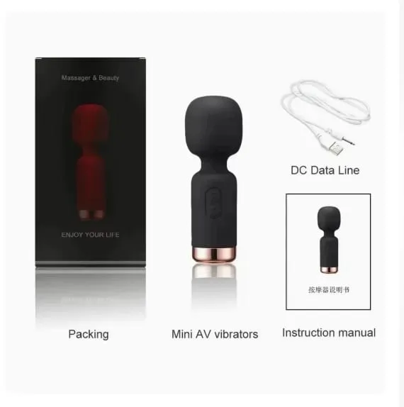Mini AV Vibrator G Spot Vibration Δόνηση κόλπου πρωκτού κλειτορίδας Δονητής Dildo Δονητής σεξ ενηλίκων Παιχνίδια για γυναίκες Σεξ αυνανισμού — image 8