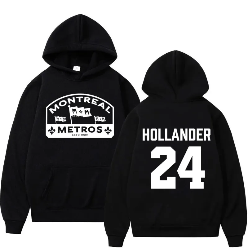 Heated Rivalry Shane Hollander 24 Montreal Metros Hoodies Men Women Clothing Hip Hop Fashion Sweatshirts Long Sleeves Pullovers — image 1