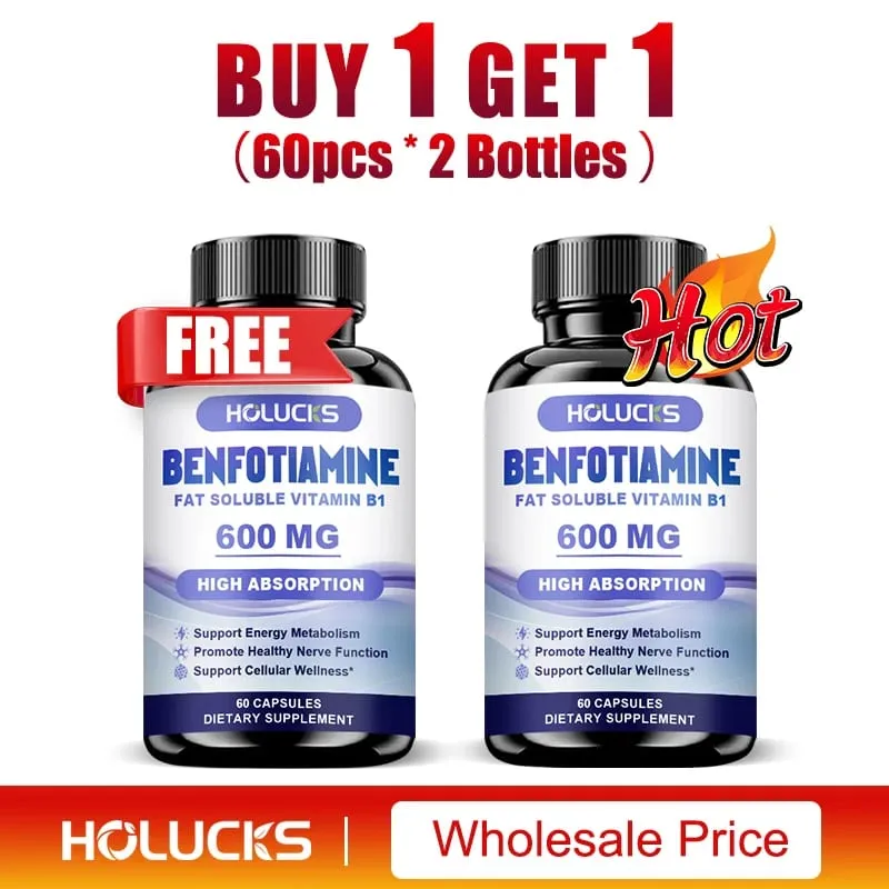 Benfotiamine Capsules Help Maintain Healthy Glucose Metabolism Support Nerve Health Cellular Protection Antioxidant Defense — image 6