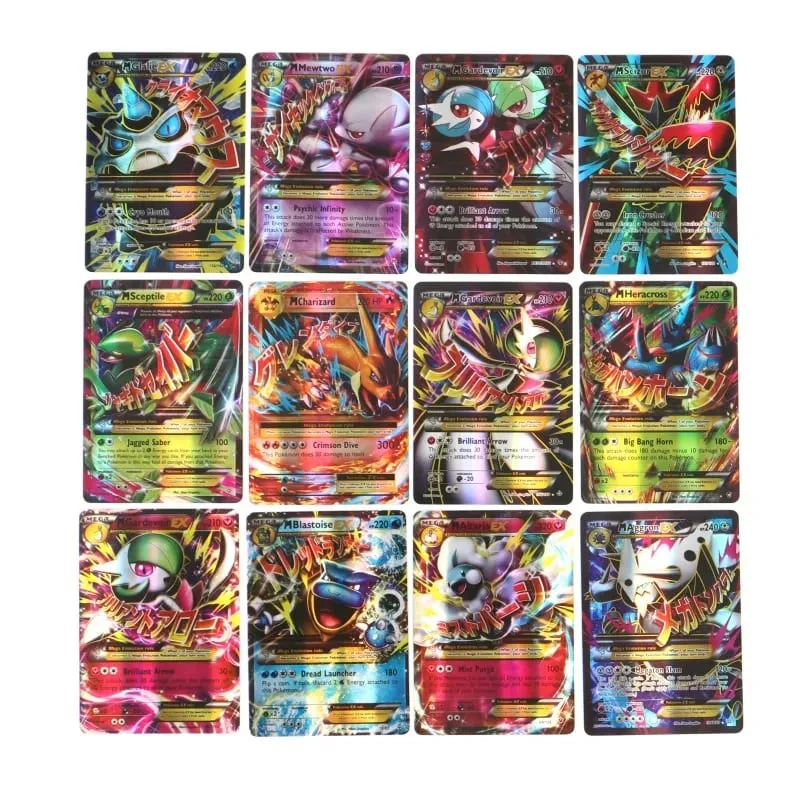 60/100Pcs Pokemon Shining Cards Αγγλική Έκδοση MEGA GX Vmax TAG EX Proxy Collection Cards Παιχνίδια Δώρο για παιδιά — image 5