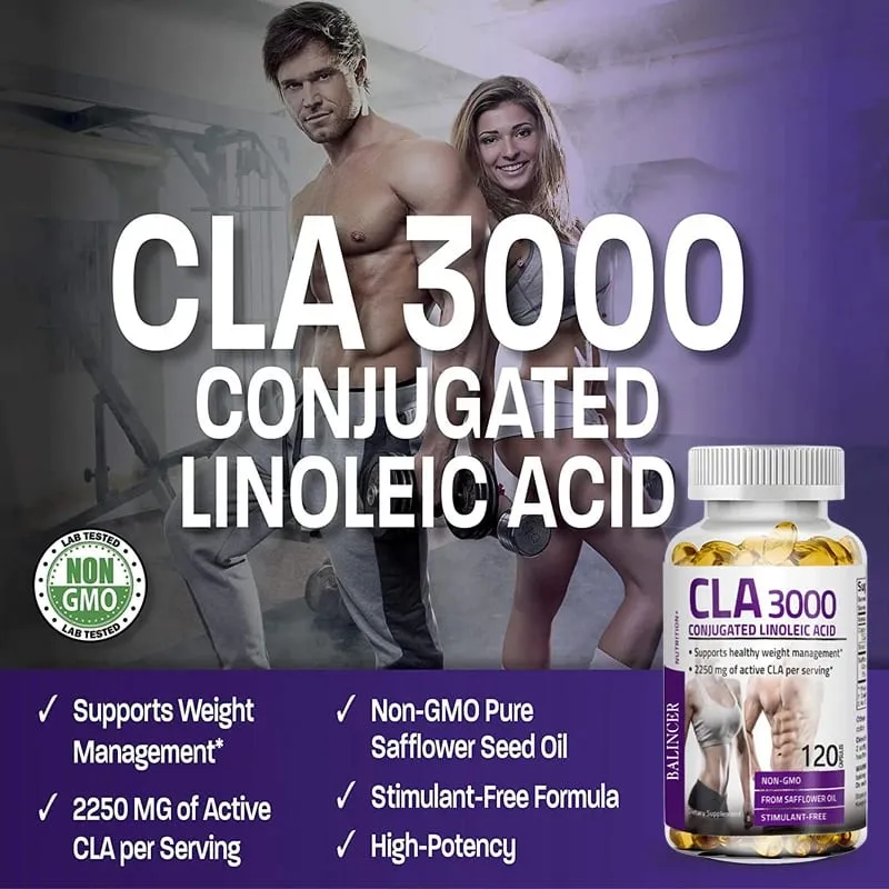 CLA 3000 - Healthy Weight Management Maintain Arterial Elasticity Promote Blood Circulation and Strengthen Immune Function — image 4