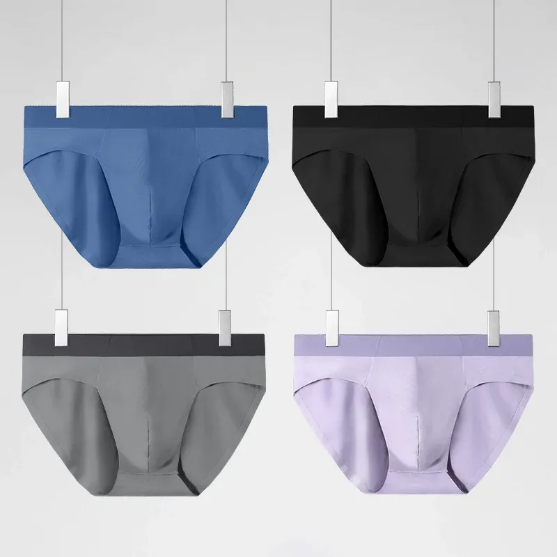 Herrunderkläder Herr Modal sömlösa shorts slimmade sexiga sommar tunna triangelshorts med huvud bekväma och andas — image 4