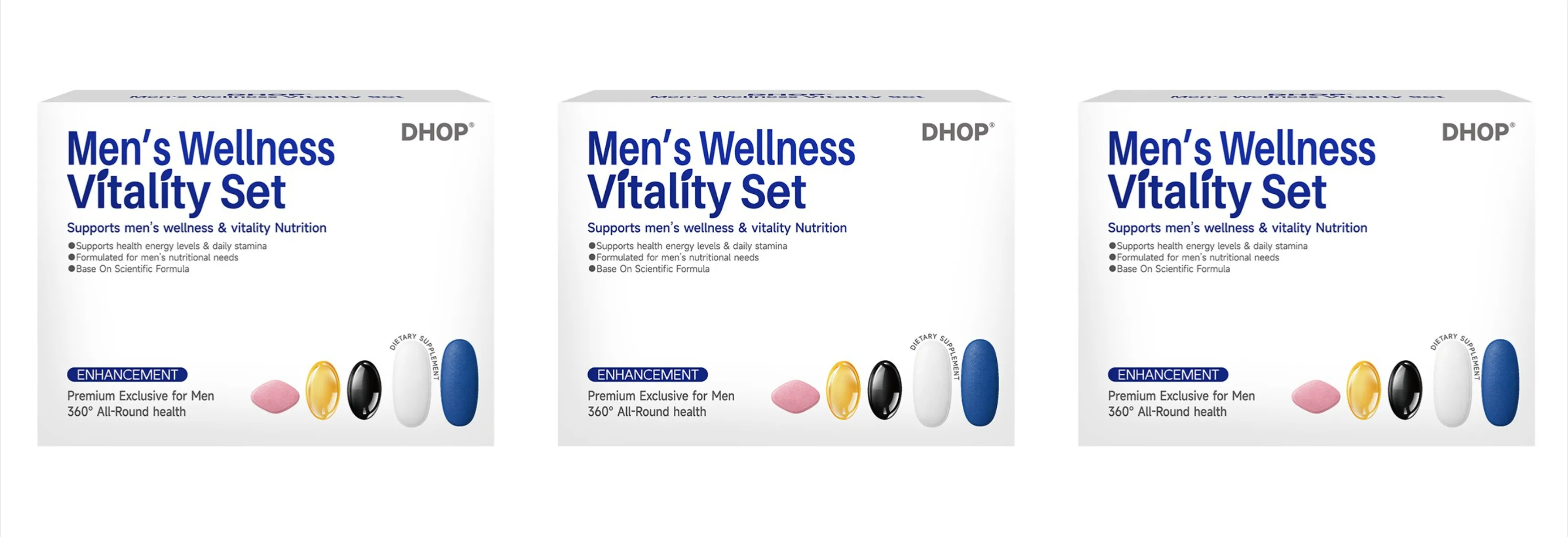 Men's Vitality Daily Supplement Pack Oyster Maca Cistanche Tablets Ashwagandha NMN DHA Capsules for Men's Energy Support — image 9