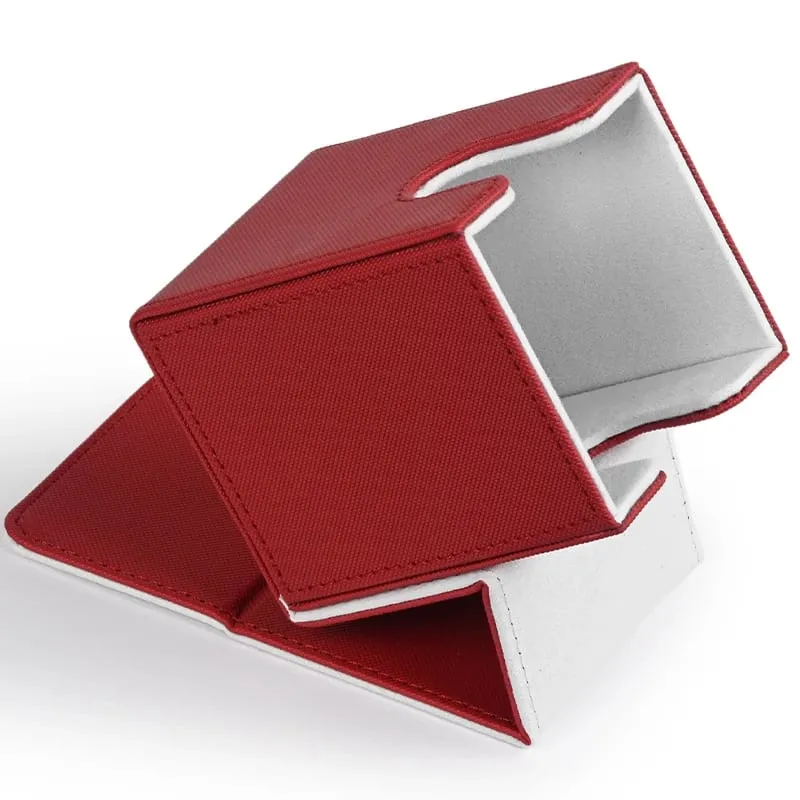 Card Deck Box Θήκη για κάρτες Χωράει 100+ κάρτες με μανίκια PU Δερμάτινο κουτί αποθήκευσης καρτών για κάρτες συναλλαγών παιχνιδιών TCG. — image 6