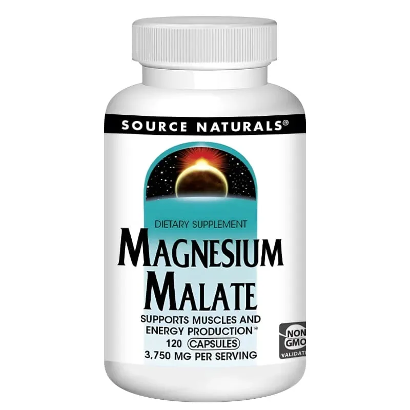 Magnézium-malát 3750 Mg-kiegészítő támogatja az izomműködés egészségét és az energiatermelést