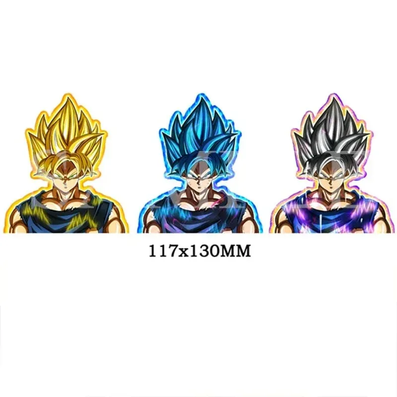 Autocollant lenticulaire 3D Anime Goku Vegeta, décalcomanies imperméables pour voiture, réfrigérateur, planche à roulettes, etc. cadeaux pour enfants — image 12