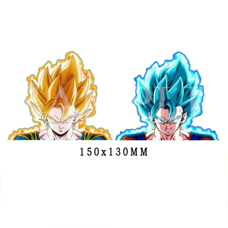Autocollant lenticulaire 3D Anime Goku Vegeta, décalcomanies imperméables pour voiture, réfrigérateur, planche à roulettes, etc. cadeaux pour enfants — image 17
