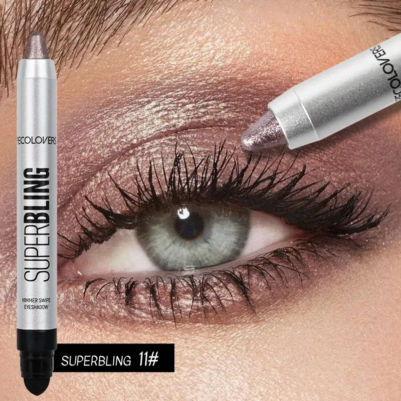 12 ΤΕΜ/ΣΕΤ Shimmer Eye Shadow Pen & Palette Liquid Eyeliner Lash Curler Eye Brushes Makeup Ανθεκτικά/Αδιάβροχα/Μεγάλης διάρκειας