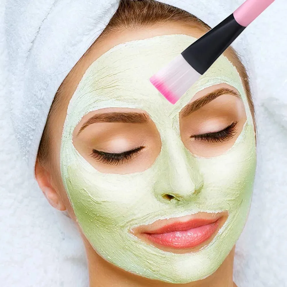 10PCS Facial Fan Mask Brushes Face Mask Applicator Εργαλείο Μακιγιάζ Βούρτσες για Αισθητικές Γυναίκες DIY Facial Mask Cosmetic Tools