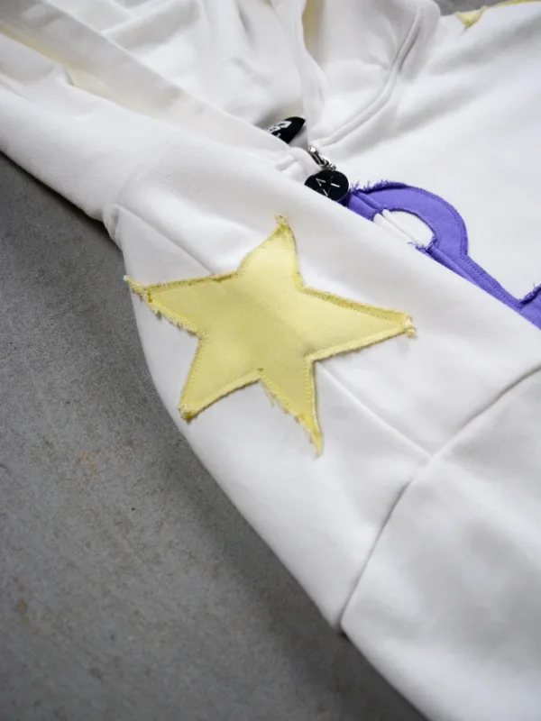 Hoodies Harajuku Oversized Mens Womens Jojo Bizarre Splicing Embroidery Zip Up Hoodie Hip Hop Couples Y2k Street Sweatshirt — image 6