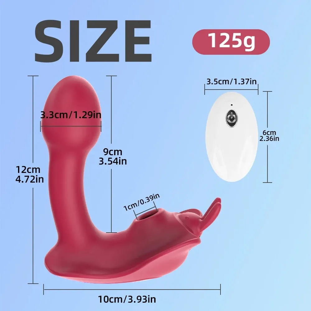 Sucker Vibrator Dildo for Women Vibrating Clitoris Stimulator Remote Control Wearable G Spot Massager Panties Female Sex Toys — image 3