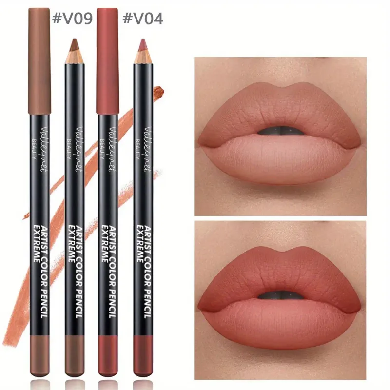 2db Lip Liner Makeup Duo: hosszan tartó vízálló matt formula gyengéd az érzékeny bőrön, és ideális a világos bézs tónusokhoz — image 7