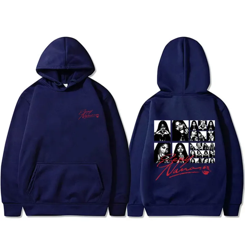 Rapper Aya Nakamura Sexy Nana Hoodie RnBoi My Eyes Only Flashback Sweatshirt Men Women Hip Hop Retro Oversized Pullover Hoodies — image 3