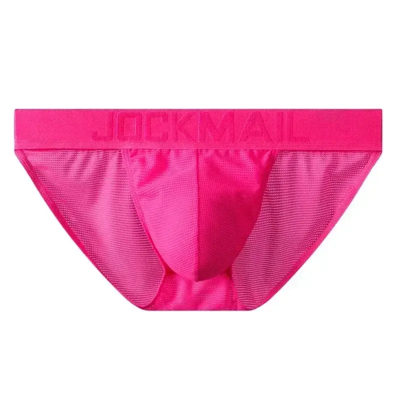 Cuecas masculinas cuecas de malha de náilon de secagem rápida cuecas de biquíni deslizamento masculino tanga cuecas jockstrap gay