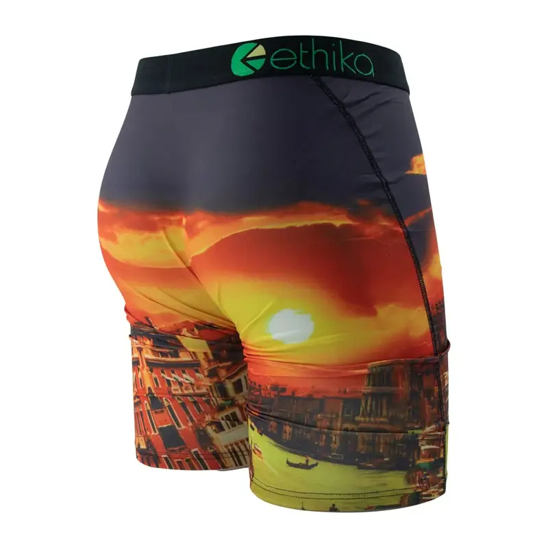 1Pcs Men Underwear Boxers Breathable Mesh Mens Underpants Plus Size Man Swimming Boxer Briefs Summer Sexy Men's Panties — image 5