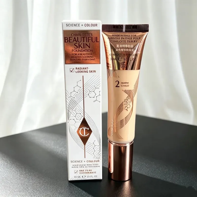 Charlotte Tilbury Setting Powder Compact Lip Gloss Foundation Two-tone Blush Eyeshadow Palette Lightweight Delicate Long-lasting