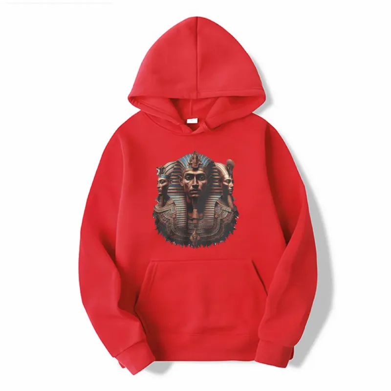 Egyptian Pharaoh Graphic Ancient Egypt Art Meme Hoodie Men Women Vintage Fashion Humor Long Sleeve Hooded Sweatshirts Streetwear — image 10