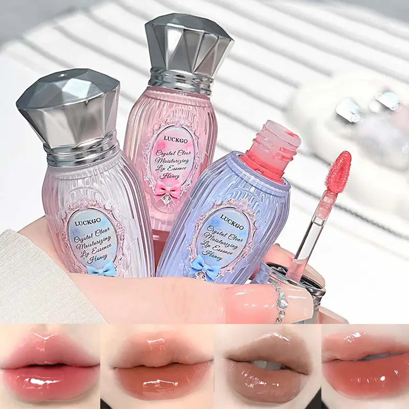 Σχήμα βάζου Water Light Lip Glaze Mirror Lipstick Lip Gloss Ενυδατικό Ενυδατικό Χρωματισμό Φθινοπωρινό χειμωνιάτικο κραγιόν μεγάλης διάρκειας