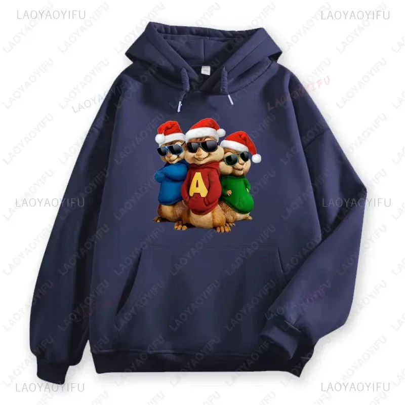 Alvin and The Chipmunks Anime Hoodies Eco Friendly A Letters Printing Sweatshirt Casual Streetwear Unisex Pullovers promo — image 17