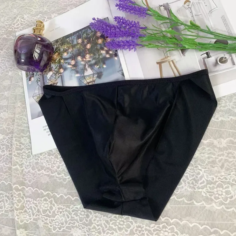 Comfortable Bulge Pouch Men High Cut Transparent Underwear Mesh Panties Underpants Fashion Seamless Lingerie Man — image 6