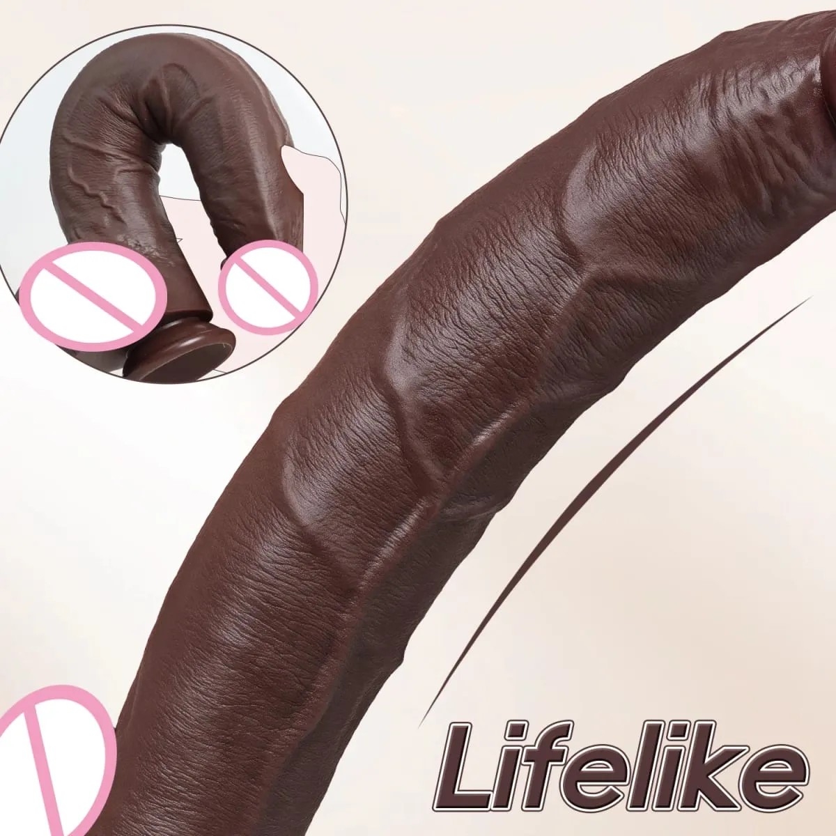 Túlméretes Reality Műpénisz Szuper hosszú Fenékdugó Szilikon Egyéni Önkielégítők Férfiak Női Meleg Műpénisz Sextoys Szexbolt 18+