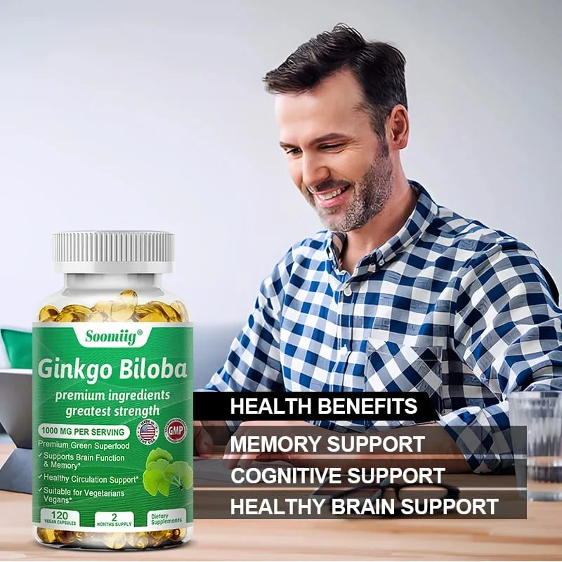Ginko Biloba kapszula – Agy-kiegészítő a memóriáért és a fókuszért – Ginkgo Biloba kiegészítők a jó látásért