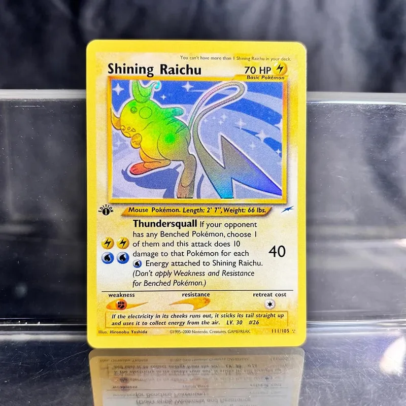 Holographic PKM Single Cards Charizard EX Pikachu 1st Edition Neo Mewtwo Συλλογή καρτών μεσολάβησης PTCG Battle Cards Παιχνίδια Δώρα