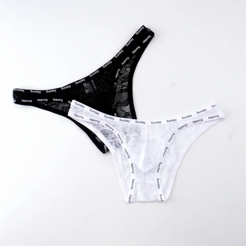 Sports Man New Low Waist Mesh Briefs Transparent Big Pouch High Quality Panties Male Lettwer Waistband Lingerie Breath Underwear — image 4