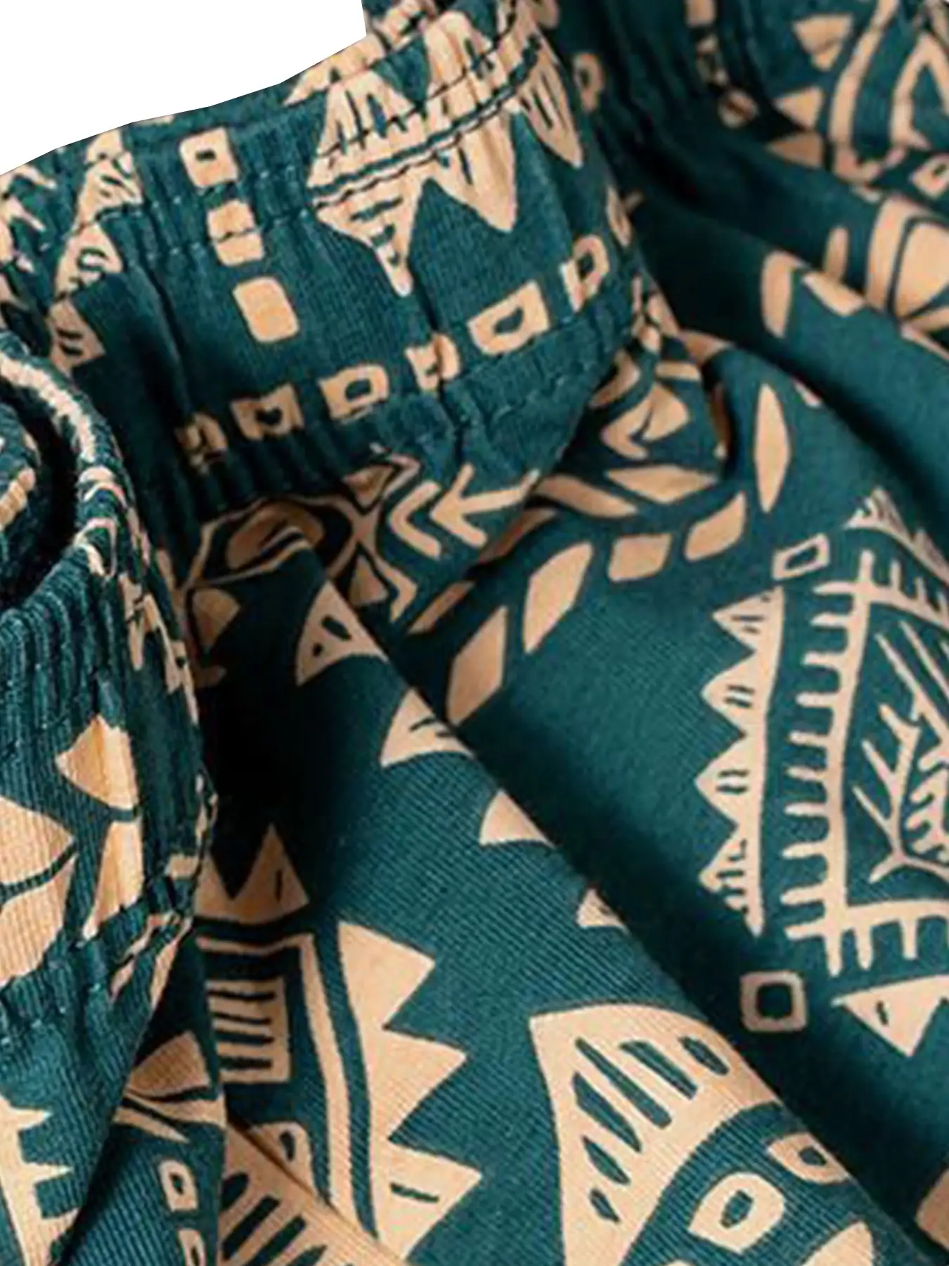 3PCS/SET Retro Ethnic Style Men's Underwear Print Men Boxer Shorts Aro Pants Trendy Casual Home New Breathable Men's Underpant