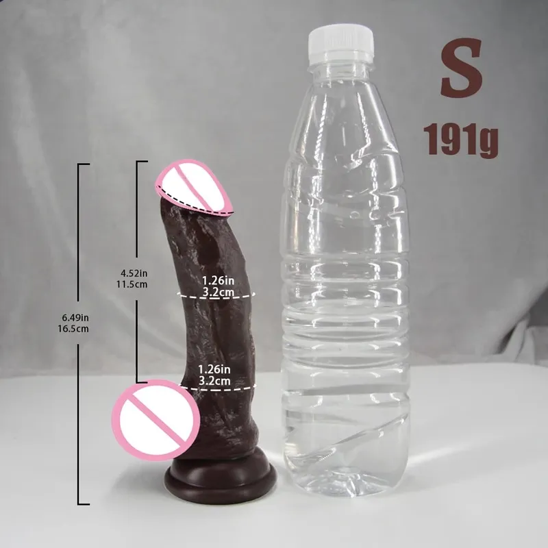 Realistic Skin/Black Dildo Silicone Long Penis Huge Dildos with Suction Cup Dick for Women Masturbation Anal Sex Toys for Adults — image 11