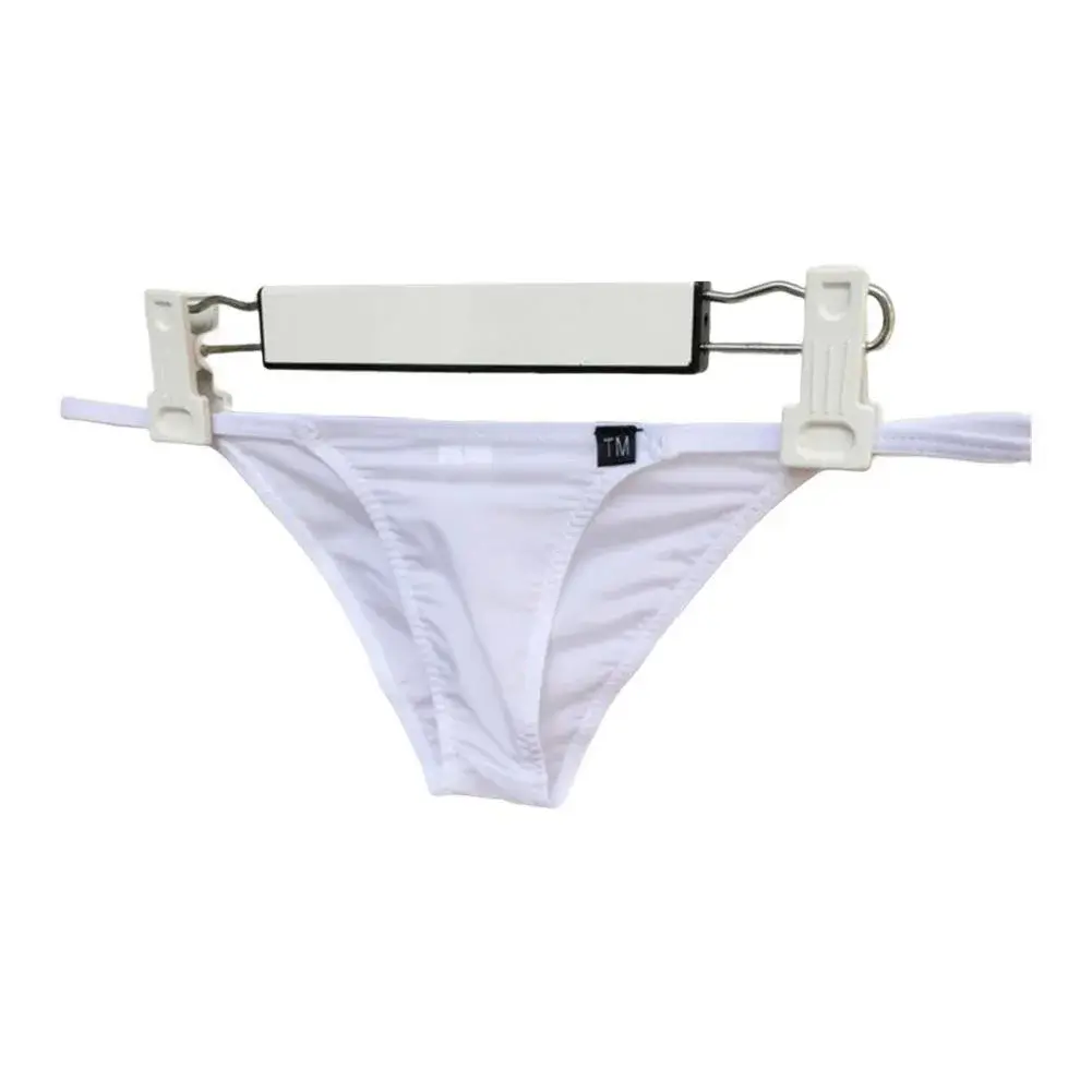 Men Solid Color Thin Soft Breathable Very Hot Lingerie Gay Sissy Pouch Underwear Solid Underpants Panties Briefs Men's Clothing — image 4