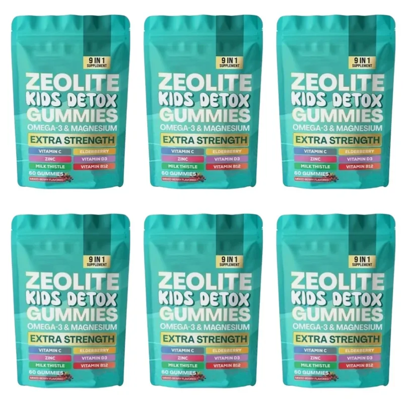 Zeolite Gummies 60 Count Contain Multivitamin Omega-3 Magnesium and Elderberry Support Detoxification & Immune System Health — image 11