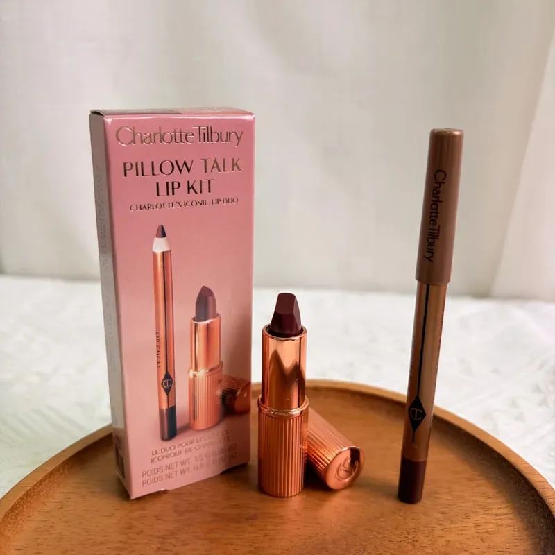 Σετ κραγιόν Charlotte Tilbury Matte Smooth & Lip Liner Set Creamy Blendable & Setting Spray Set Dewy Refreshing 16H Wear Makeup — image 16