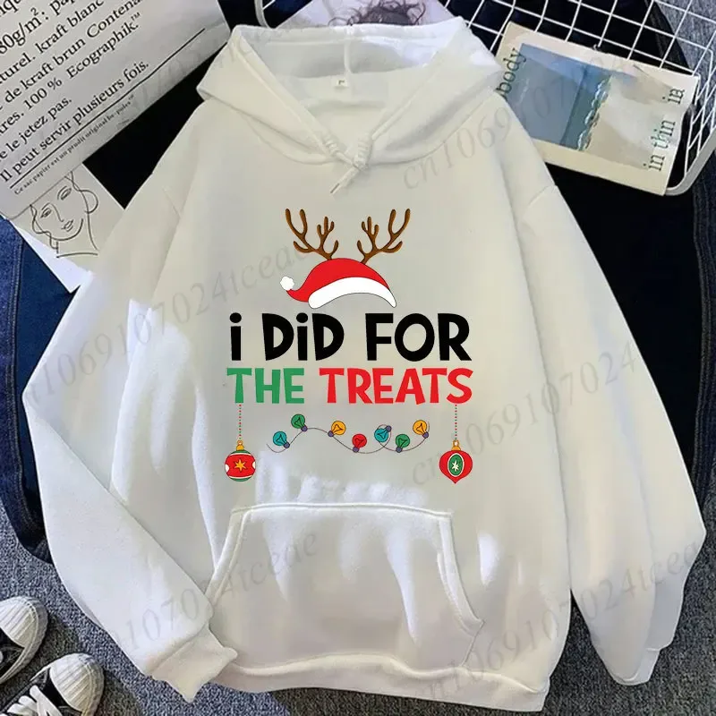 Par julmatchande huvtröjor Set I Don't Do Matchande juldräkter Tryck Sweatshirts Jul Familjefest Matchande toppar — image 12