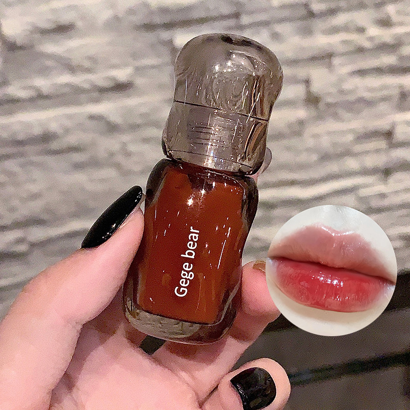 Gege Bear Crystal Gloss Lip Tint — Autumn/Winter Hydrating Formula Mirror-Gloss Finish Youthful Plumping Effect — image 6