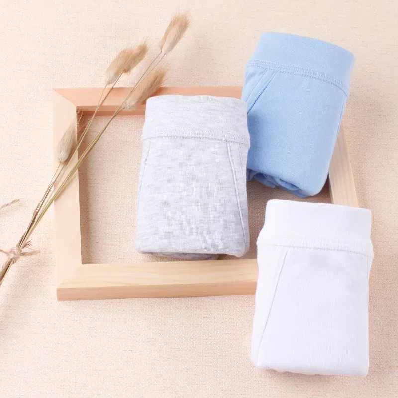 Solid Color Fat Plus Size Men's Underwear Mens Underpants 100% Cotton Comfortable Breathable Loose Large Size Men Briefs Panties — image 10