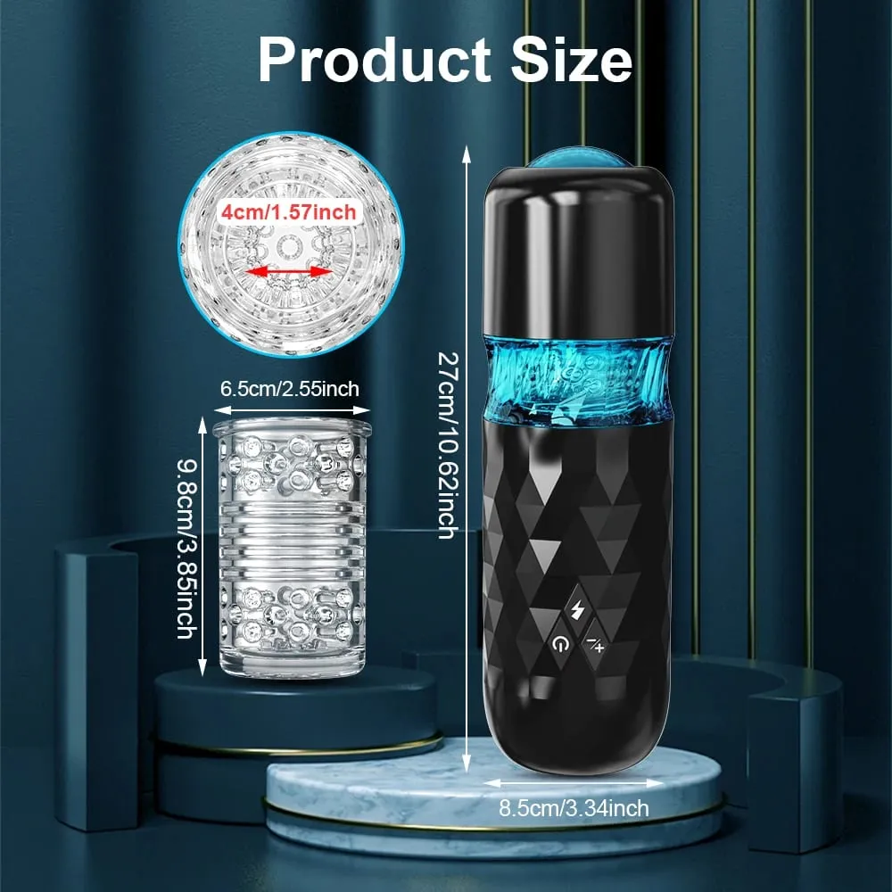 Male Masturbator Cup Automatic Telescopic Rotation Masturbation Machine Pusssy Blowjob Electric Male Men Piston Adult Sex Toys