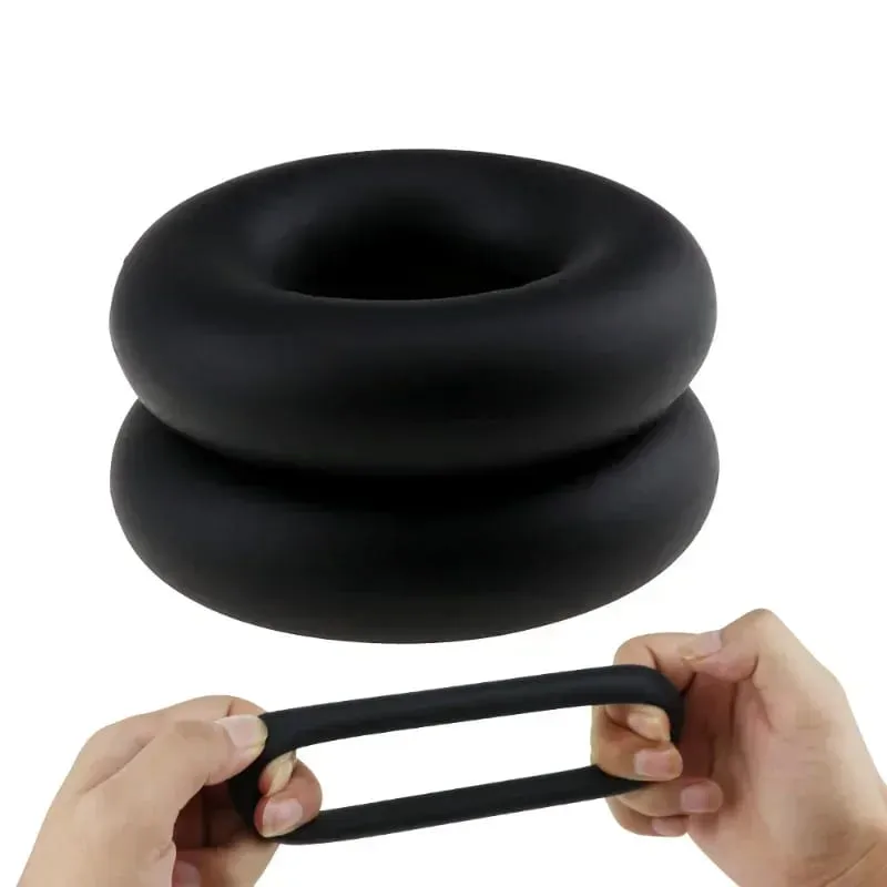 Silicone Penis Ring Lock Sperm Delay Rings for Men Gay Delay Ejaculation Soft Ring Adult Sex Toys Male Masturbator Cock Ring — image 6