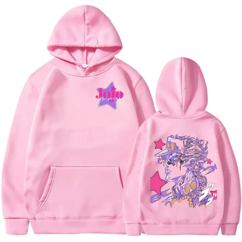 Anime JoJo Bizarre Adventure Kujo Jotaro Hoodies Men Women Clothing Fashion Casual Pullovers Long Sleeves Oversized Sweatshirts — image 12